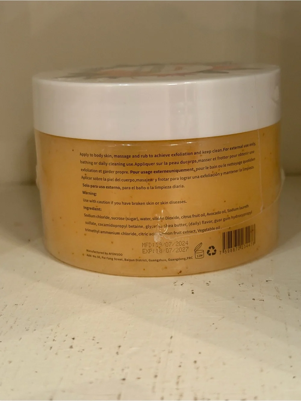 Orange C Shea Sugar Scrub - Orange